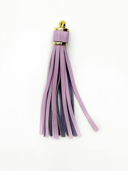 Gold Hardware Leather Tassels