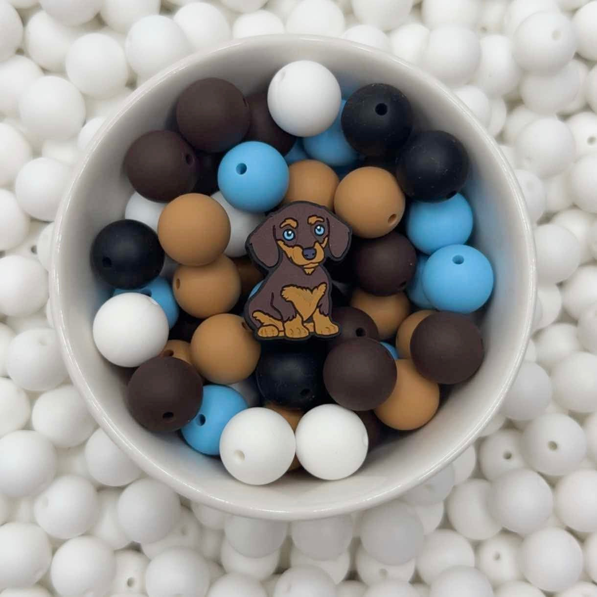 Dachshund Focal Bead