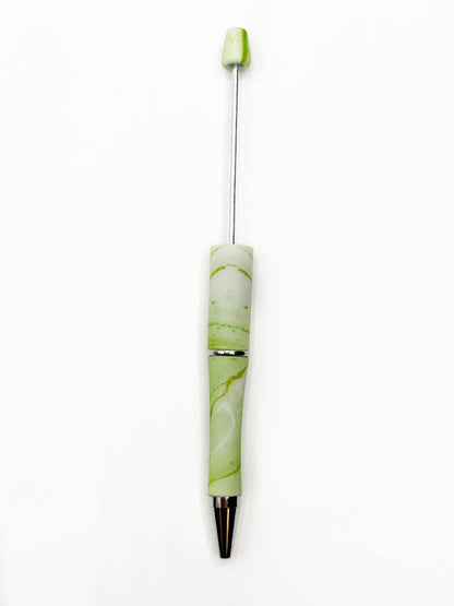 Stylos à billes en plastique marbré