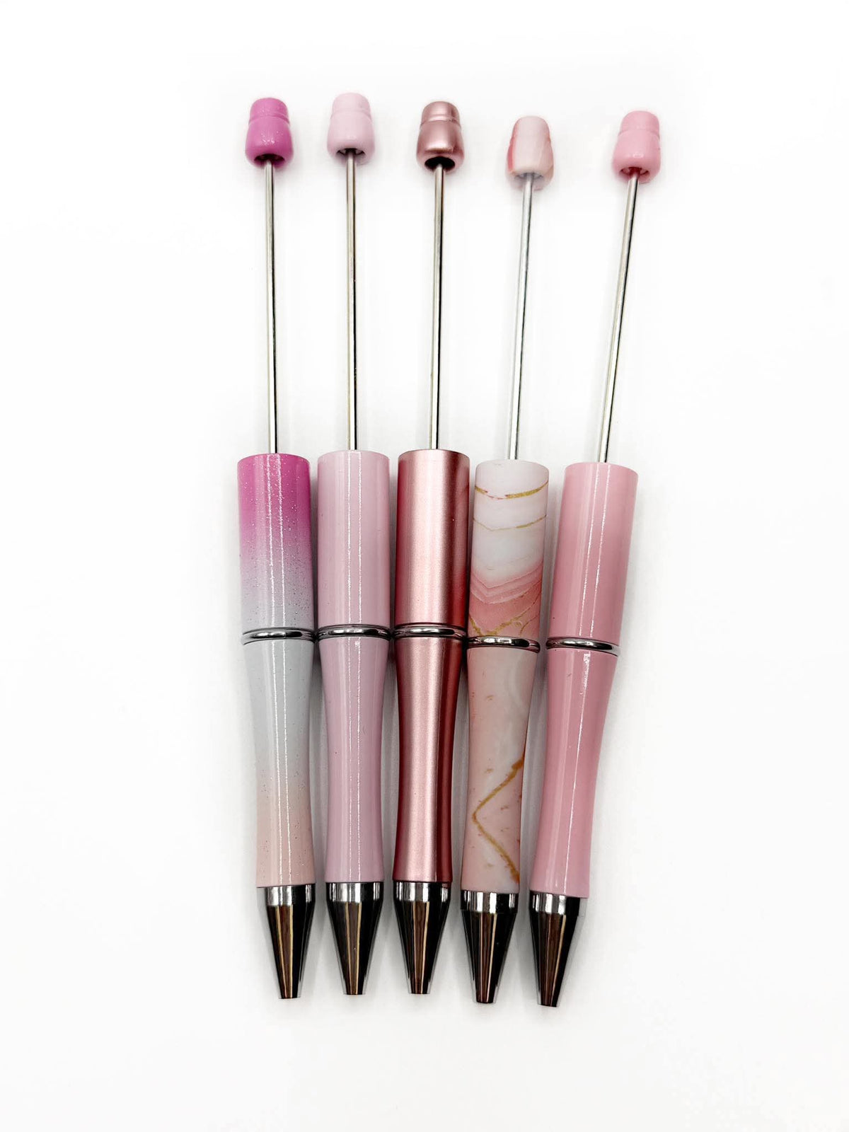 5 for $3 **PEN DEAL** Pink Beadable Pen Pack