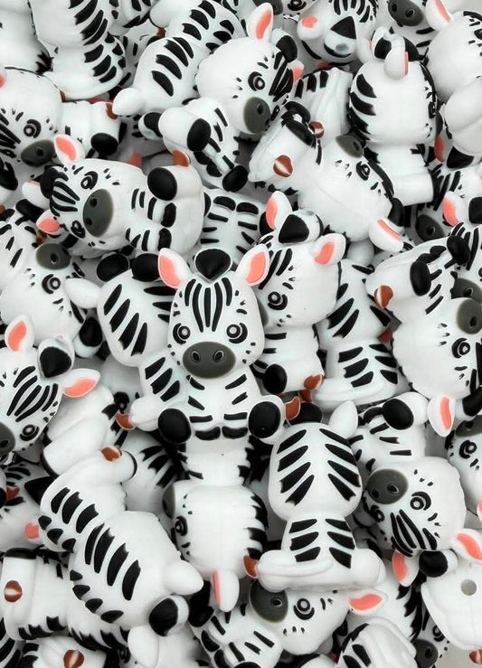 Baby Zebra Focal Bead