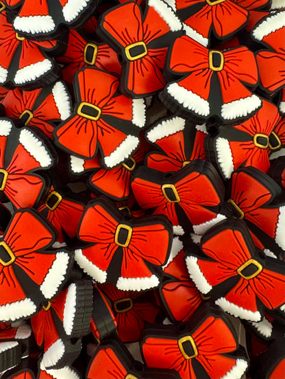Ho Ho Bow Focal Bead