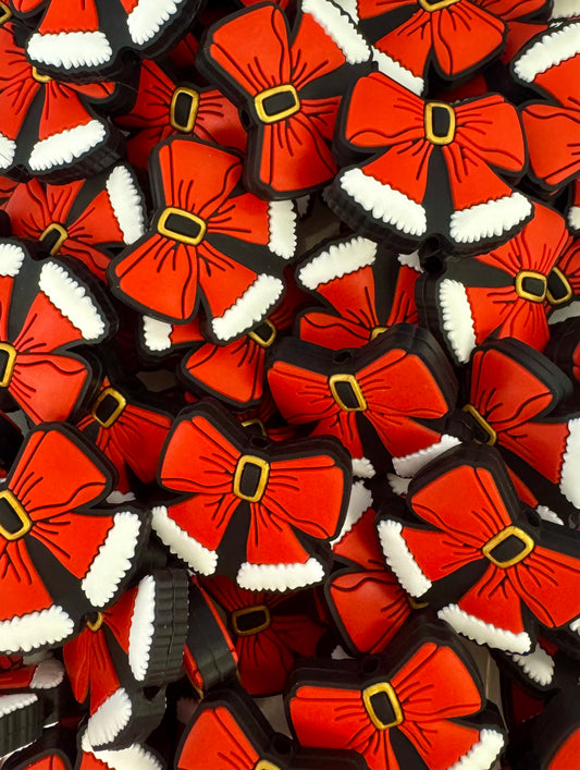 Ho Ho Bow Focal Bead