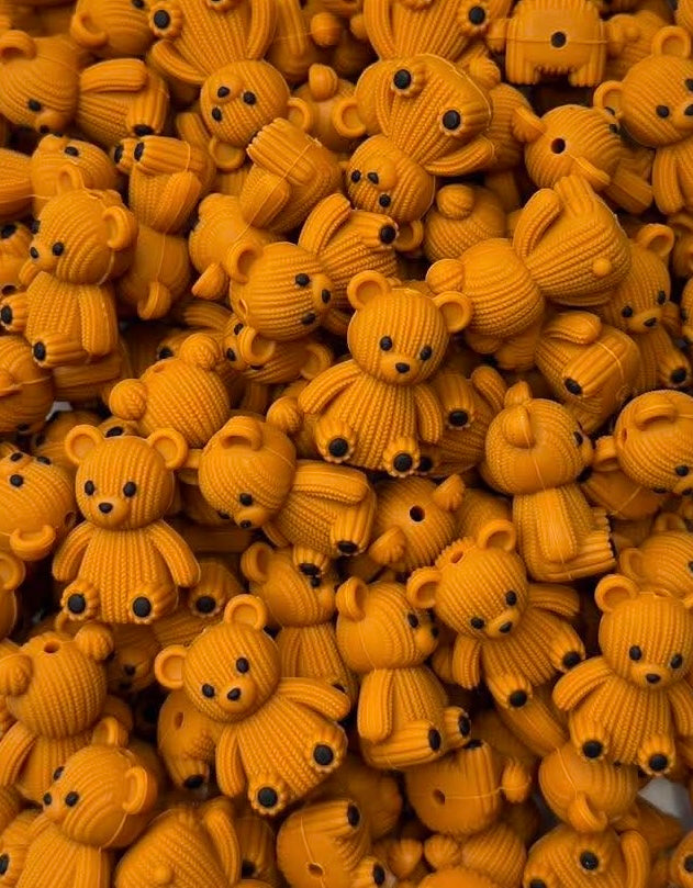 Stuffed Teddy Focal Bead