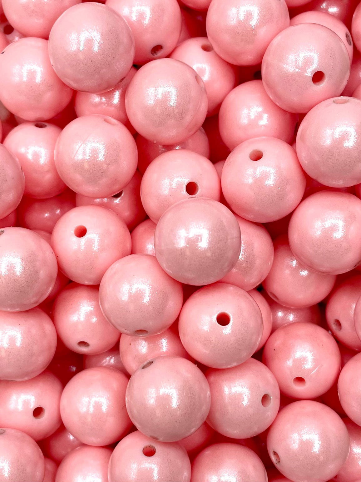 Rose Quartz Super Shimmer 15mm Beads