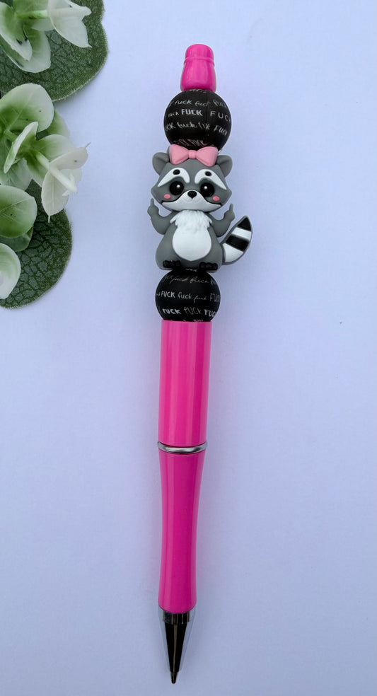 Sweet & Sassy Trash Panda Focal Bead