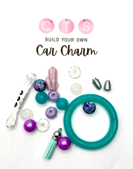The Way Is CRYSTAL Clear Hanging Car Charm Kit