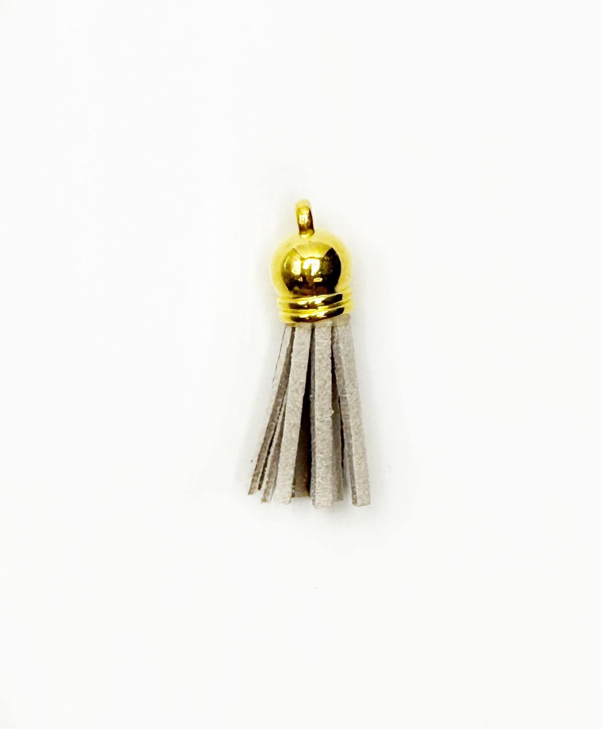 Small Gold Hardware Leather Tassels