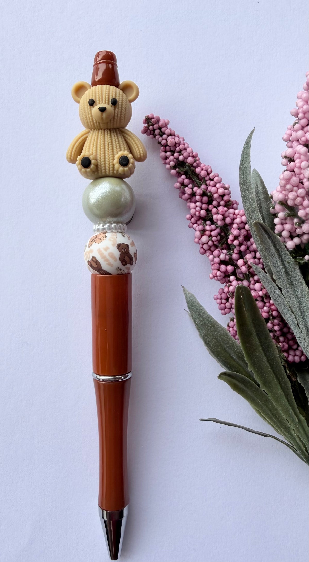 Stuffed Teddy Focal Bead