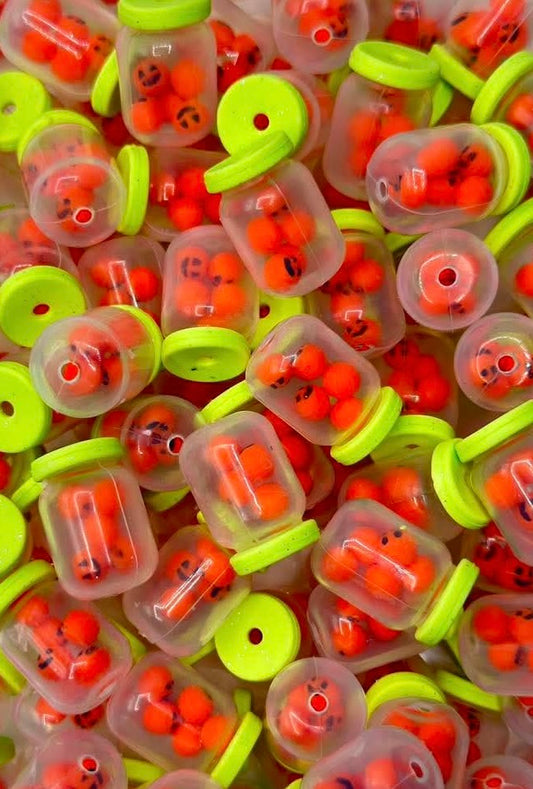 Jar of Jacks Focal Bead