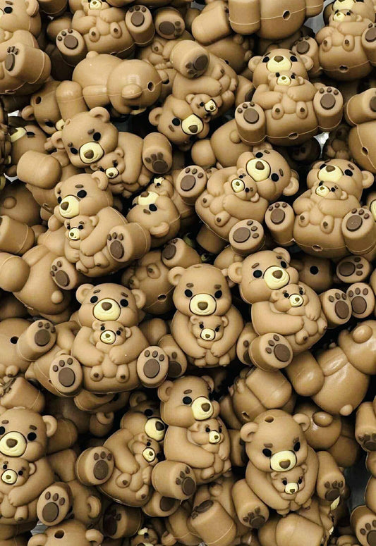 Bear Hugs Focal Bead