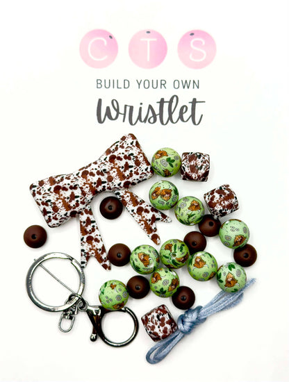 Brown Cow Big Bow Energy Wristlet Kit