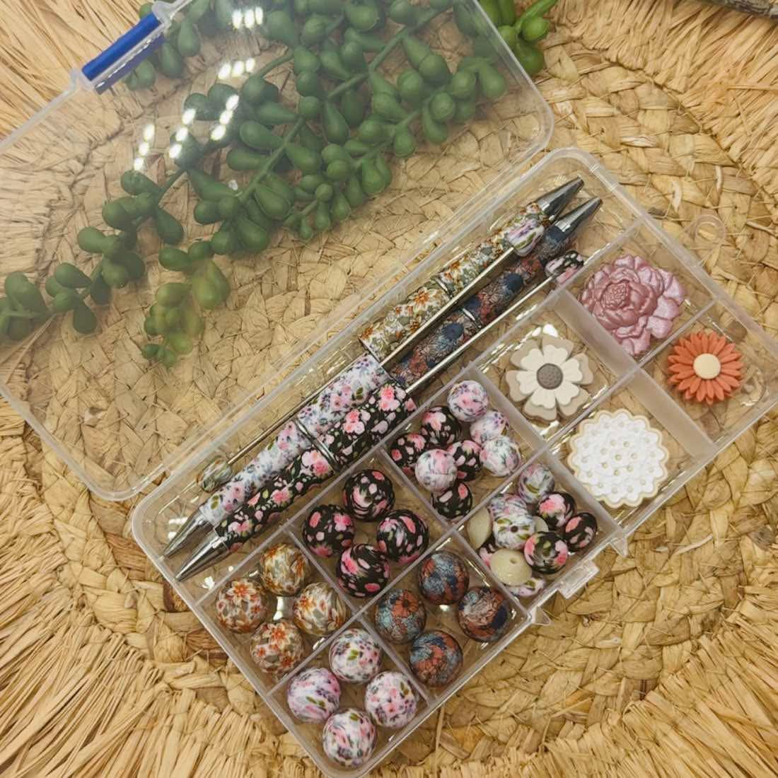 45pc Floral Pen Box