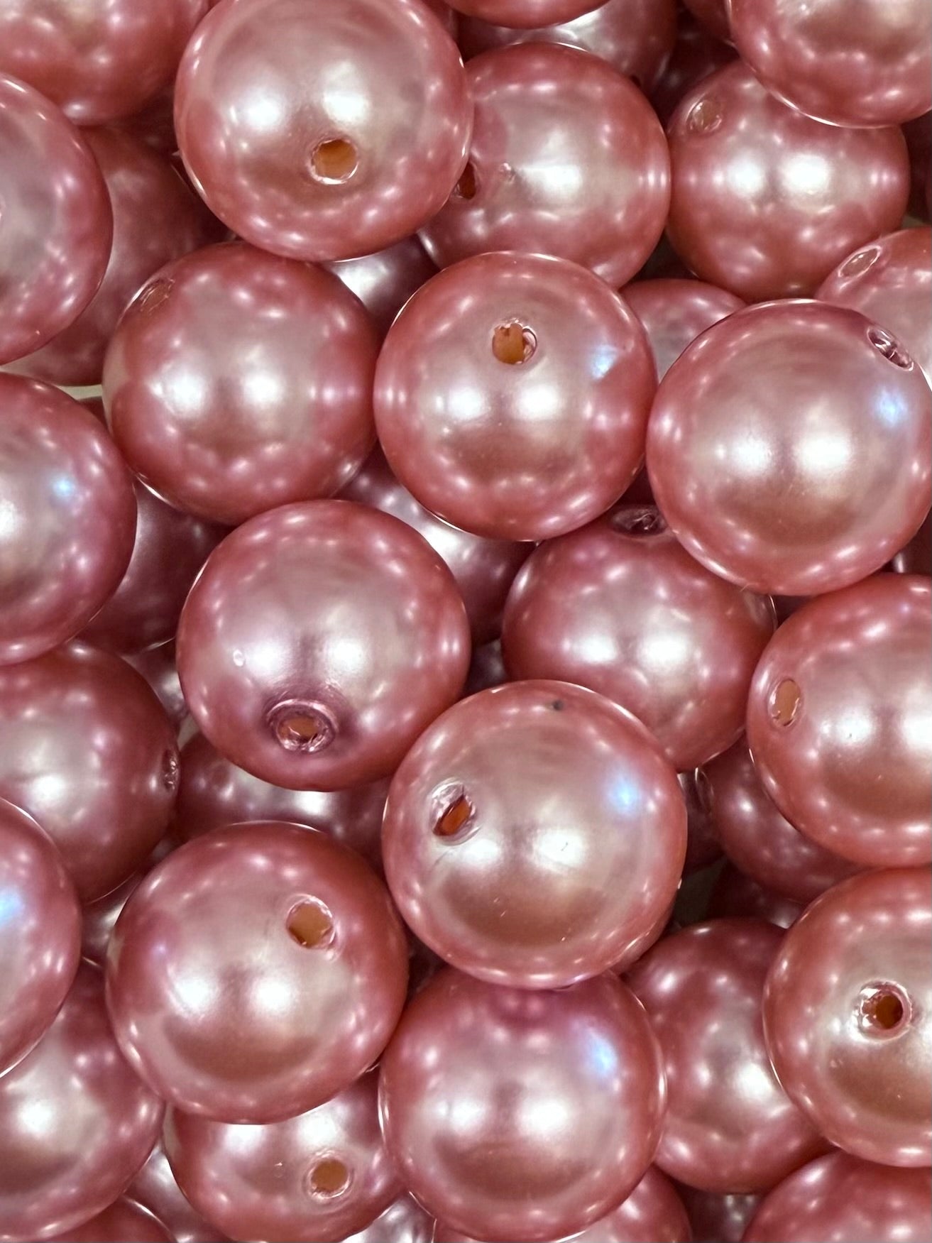 Blush High Gloss 20mm Acrylic Bead