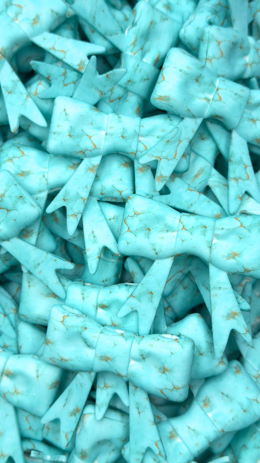 CTS Creation: Turquoise Stone Big Bow Energy