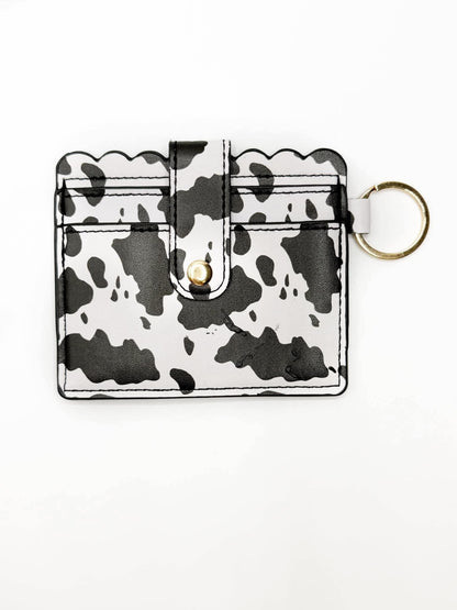Black Cow Printed Wallets