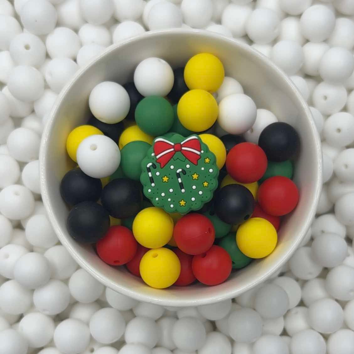 Perle focale de couronne de Noël
