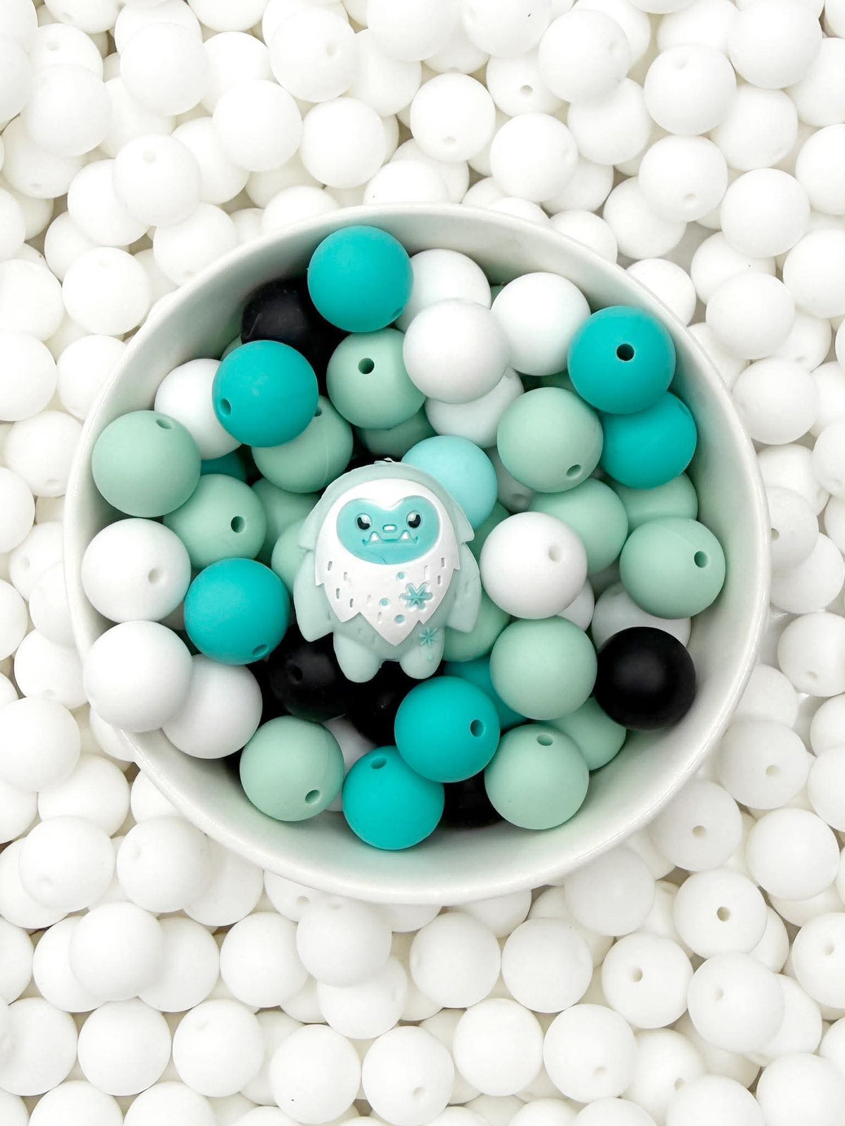Frosty Yeti Focal Bead