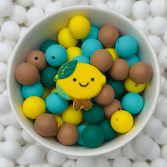 Happy Lemon Focal Bead