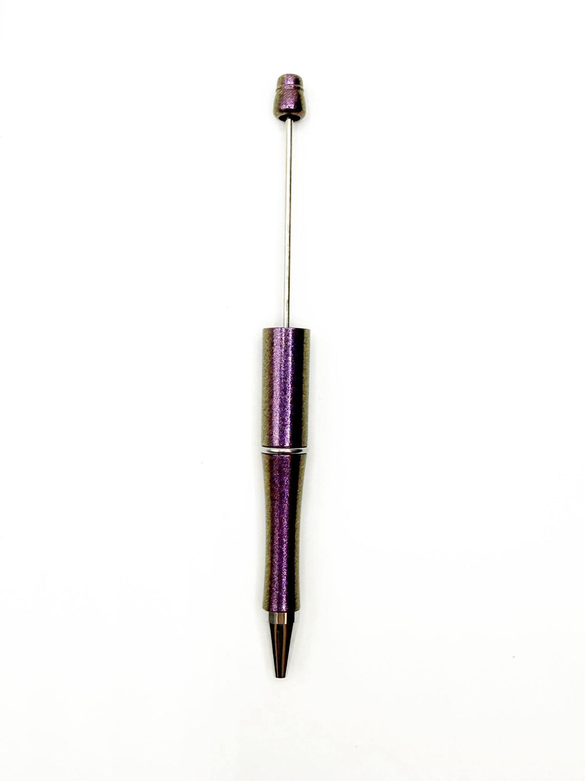 CTS Creation: Black Opal Printed  Plastic Beadable  Pen