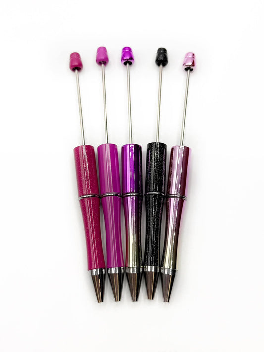 5 for $3 **PEN DEAL** Beadable Hot Pink Pen Pack
