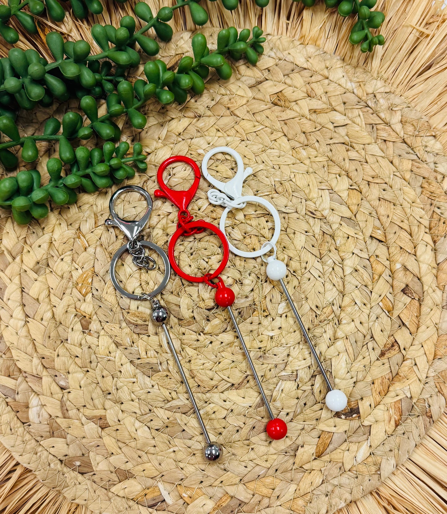 Barres de porte-clés de couleur unie