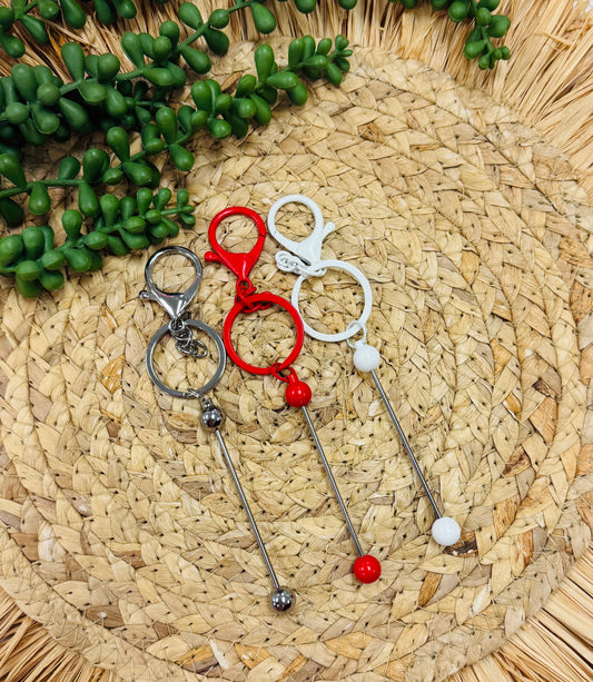 Barres de porte-clés de couleur unie