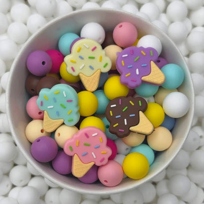 Ice Cream Cone Focal Bead