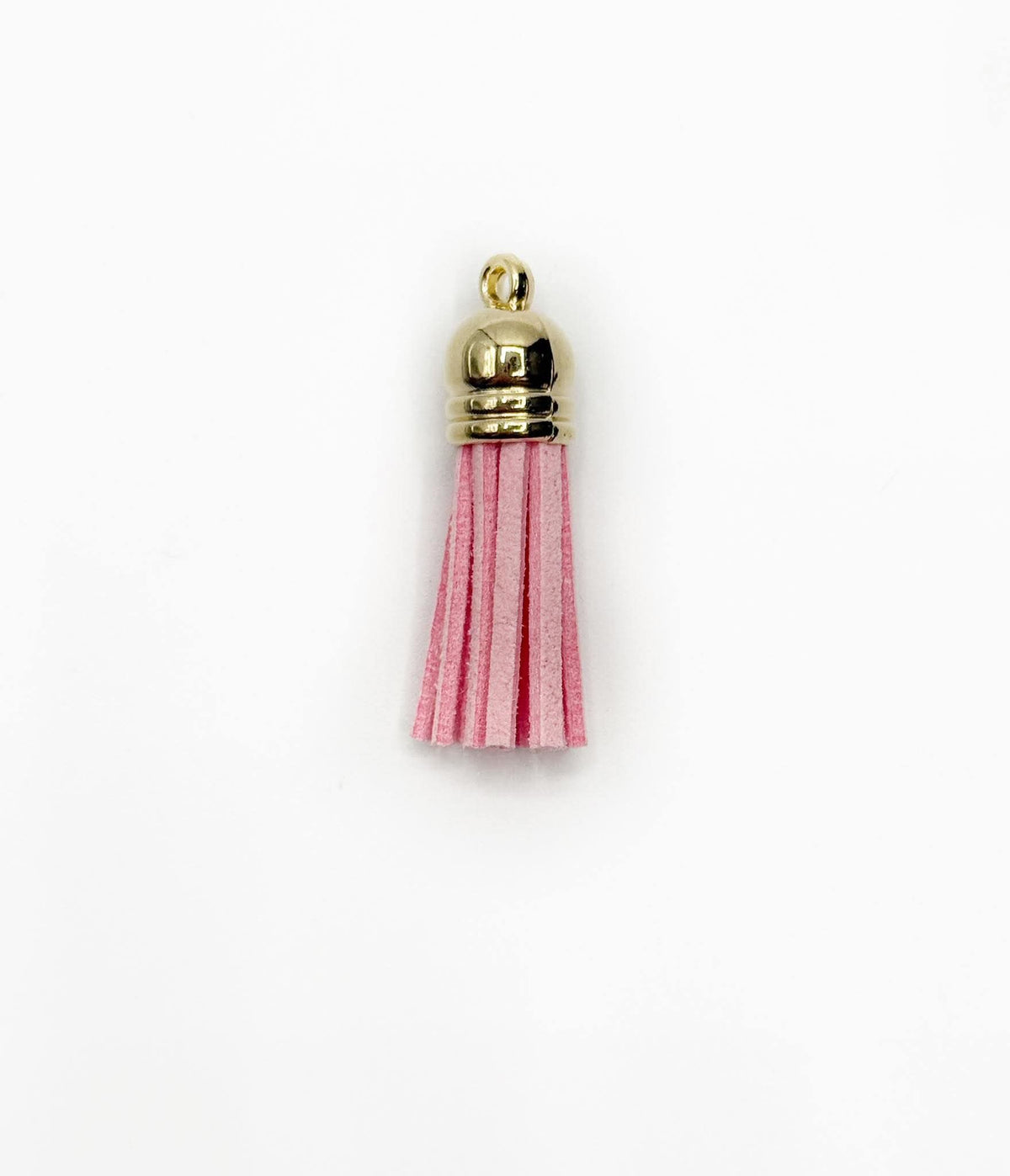 Small Gold Hardware Leather Tassels