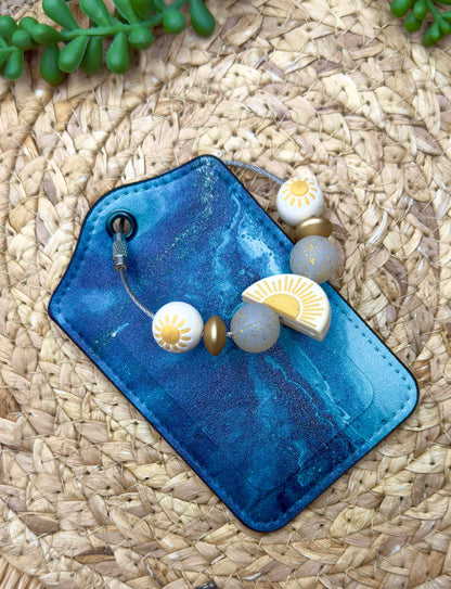 Blue Crush Luggage Tag Kit