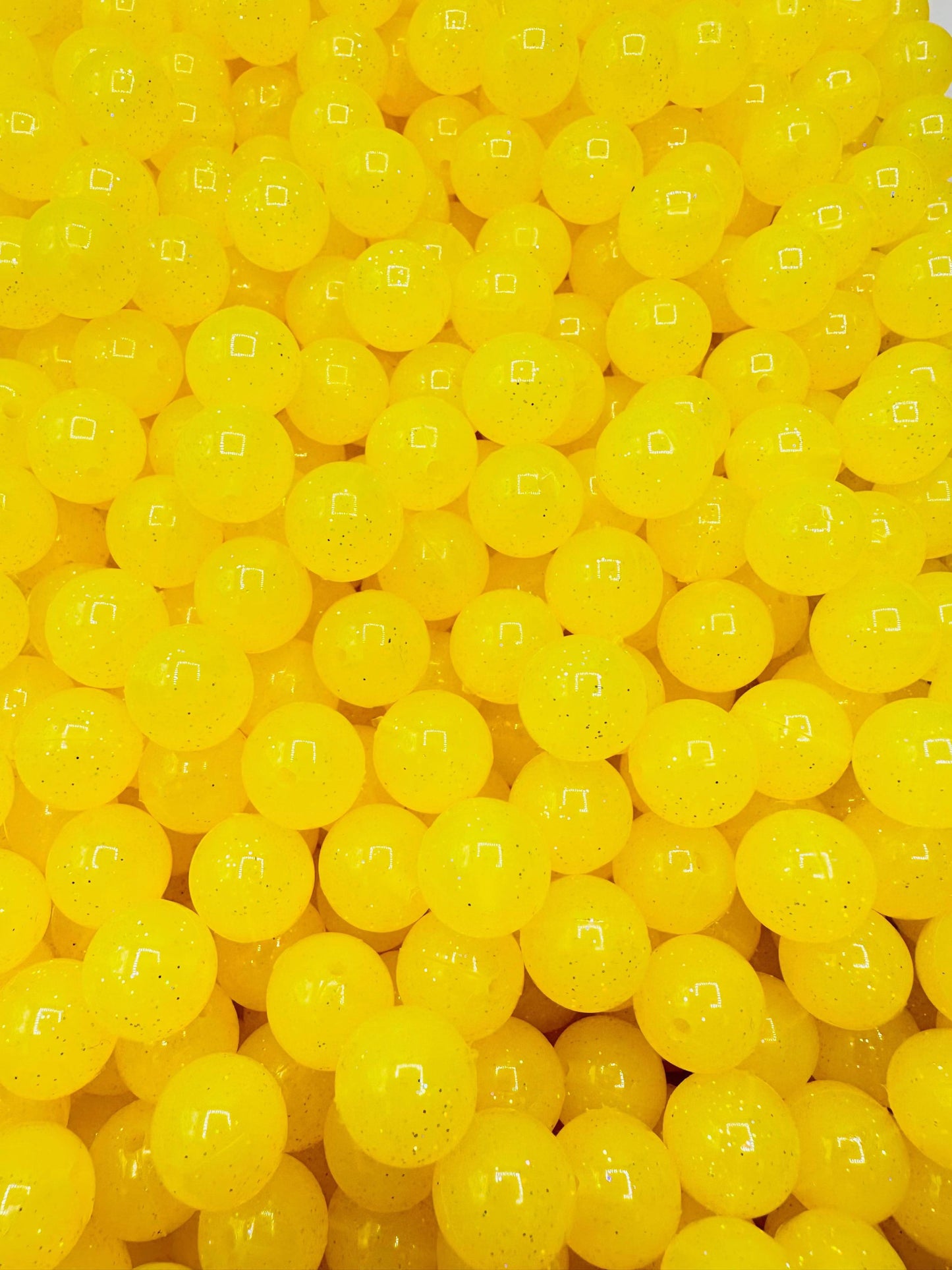 Limonade Sparkle Jelly Perles de 15 mm