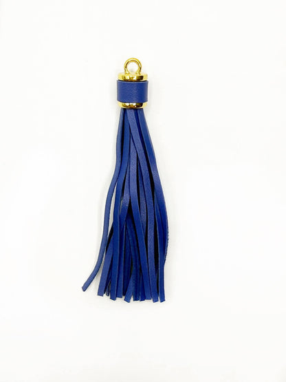 Gold Hardware Leather Tassels