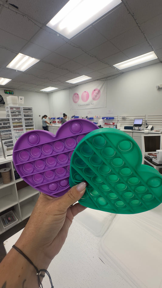 LAST CHANCE: Heart Shaped Popping Toy