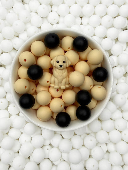 3D Labrador Focal Bead
