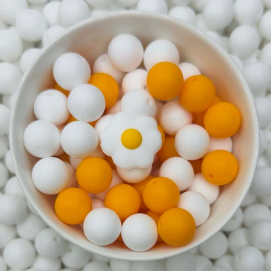 Fried Egg Focal Bead