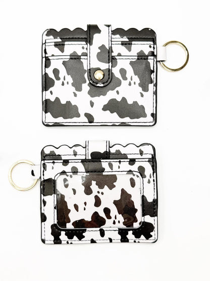 Black Cow Printed Wallets