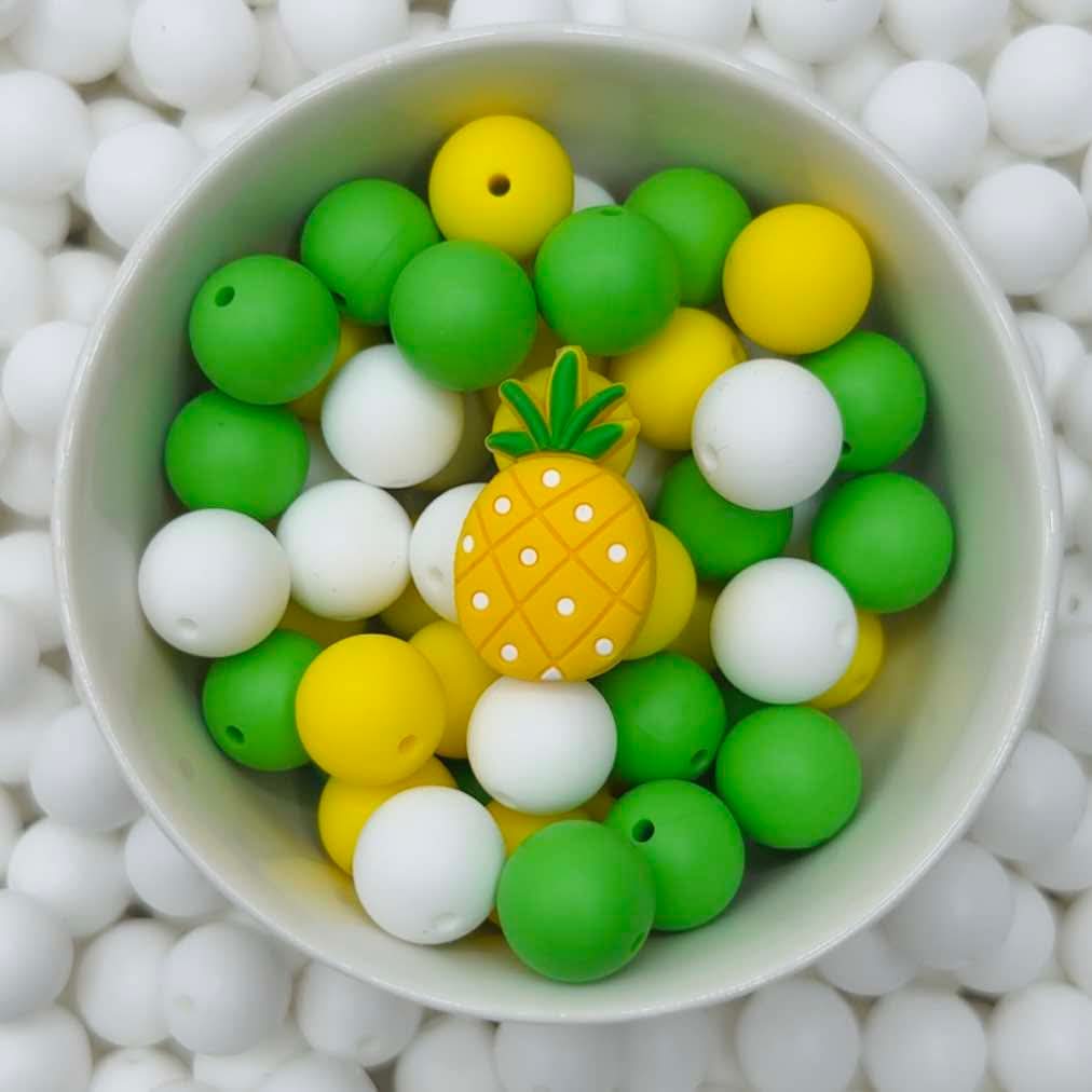 Pineapple Focal Bead
