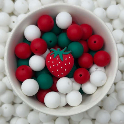Strawberry Focal Bead