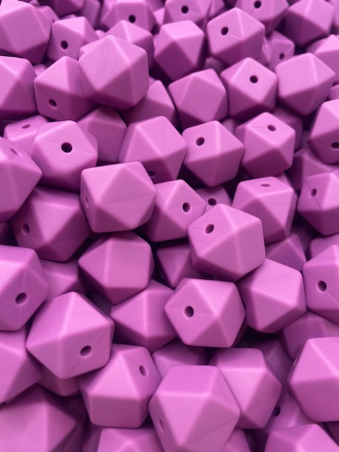 Light Purple 14mm Hexagon