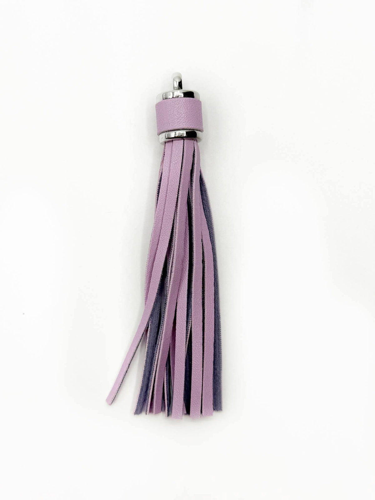 Silver Hardware Leather Tassels
