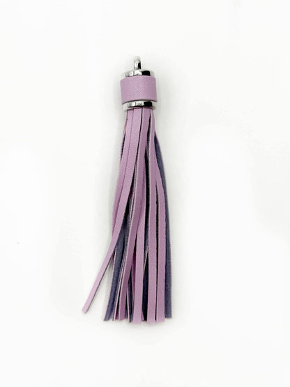Silver Hardware Leather Tassels