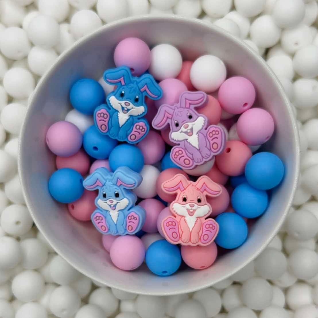 Perle focale de lapin d’oreille souple