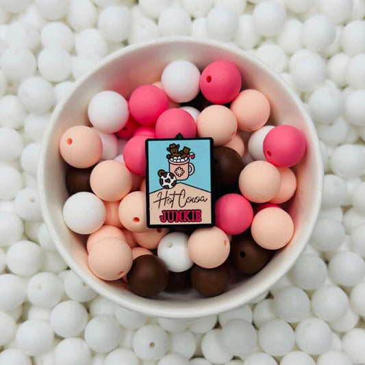 Hot Cocoa Junkie Boss Babe Focal Bead