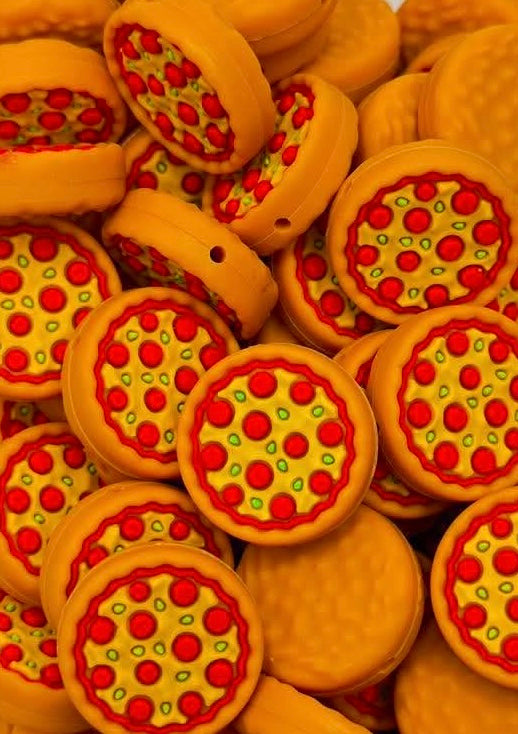 Pizza Pie Focal Bead