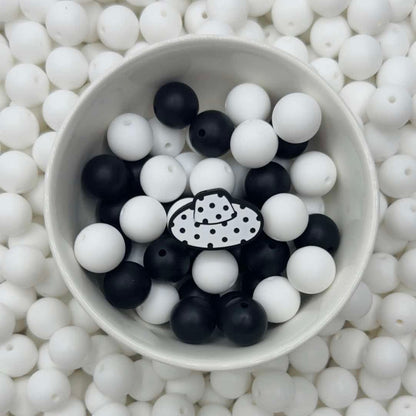 Polka Dot Hat Focal Bead