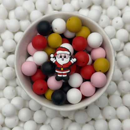Arms Up Santa Focal Bead