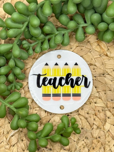 Acrylic Teacher Key Tags