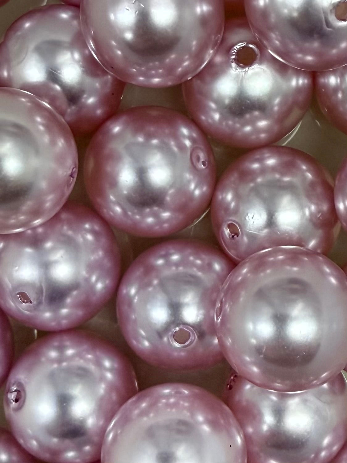 Lilac High Gloss 20mm Acrylic Bead