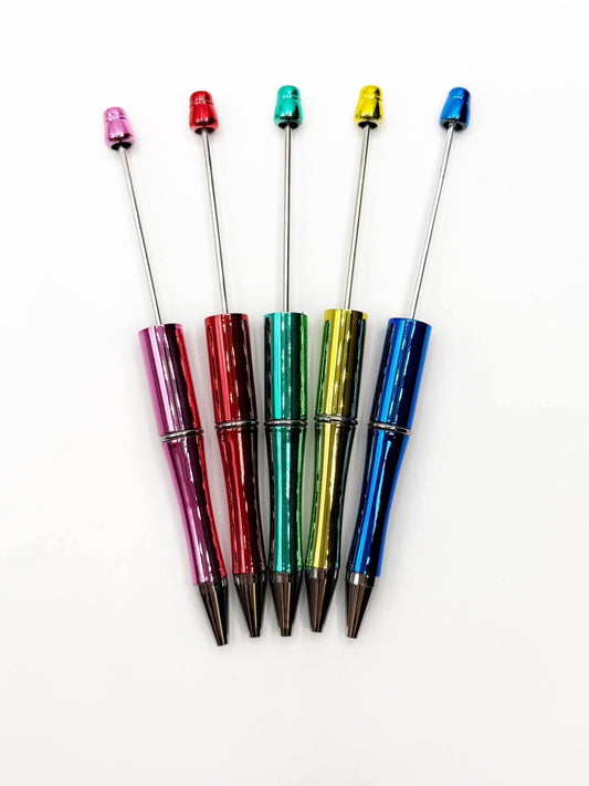 *5 for $3 **PEN DEAL** Chrome Primary Beadable Pen Pack