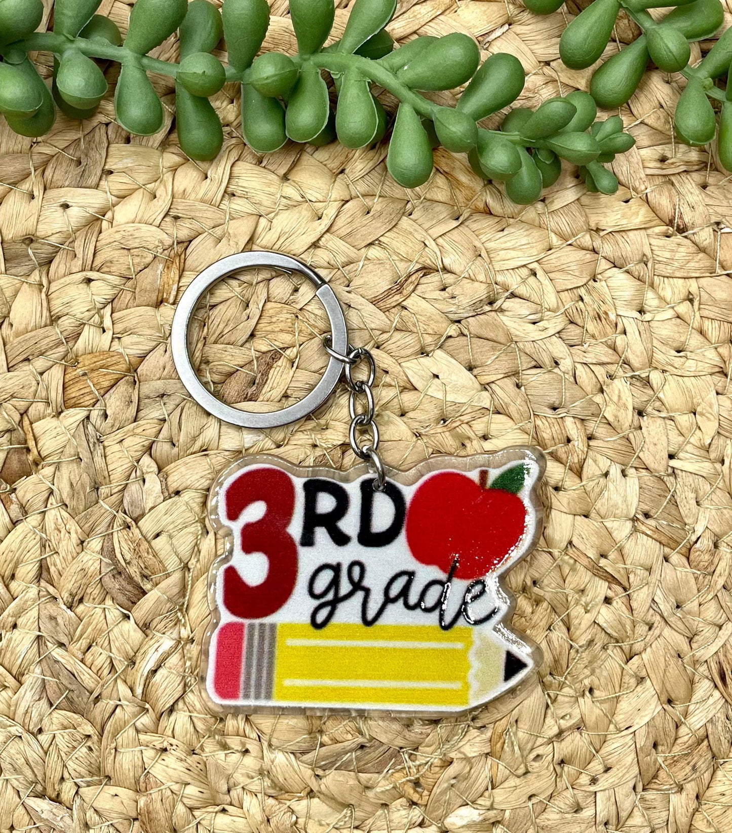 Elementary School Acrylic Key Tags